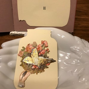 One Dozen Hand Diecut Blank Cards - Mason Jar voor Letterpress Printing of Kalligrafie