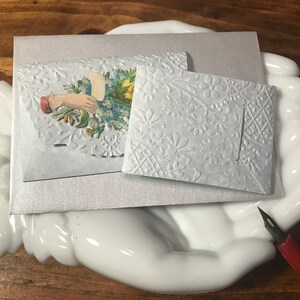 Minicartas plegadas o libritos con sobres de estilo victoriano