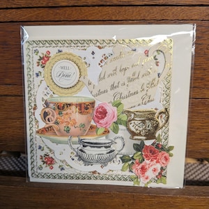 Beautiful Victorian-inspired Tea Party Greeting Cards