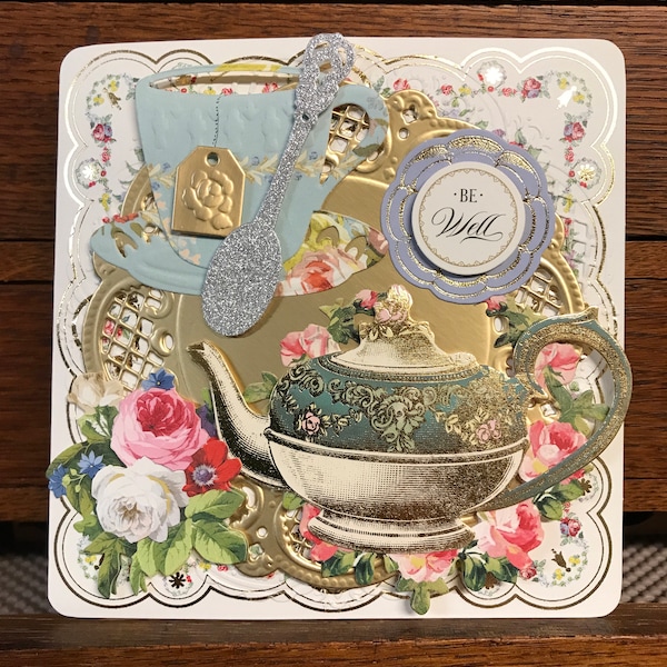 Beautiful Victorian-inspired Tea Party Greeting Cards