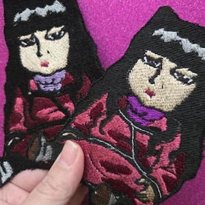 Nadja spirit doll embroidered patch | wwdits what we do in the shadows inspired art gift | vampire alt cult goth clothing