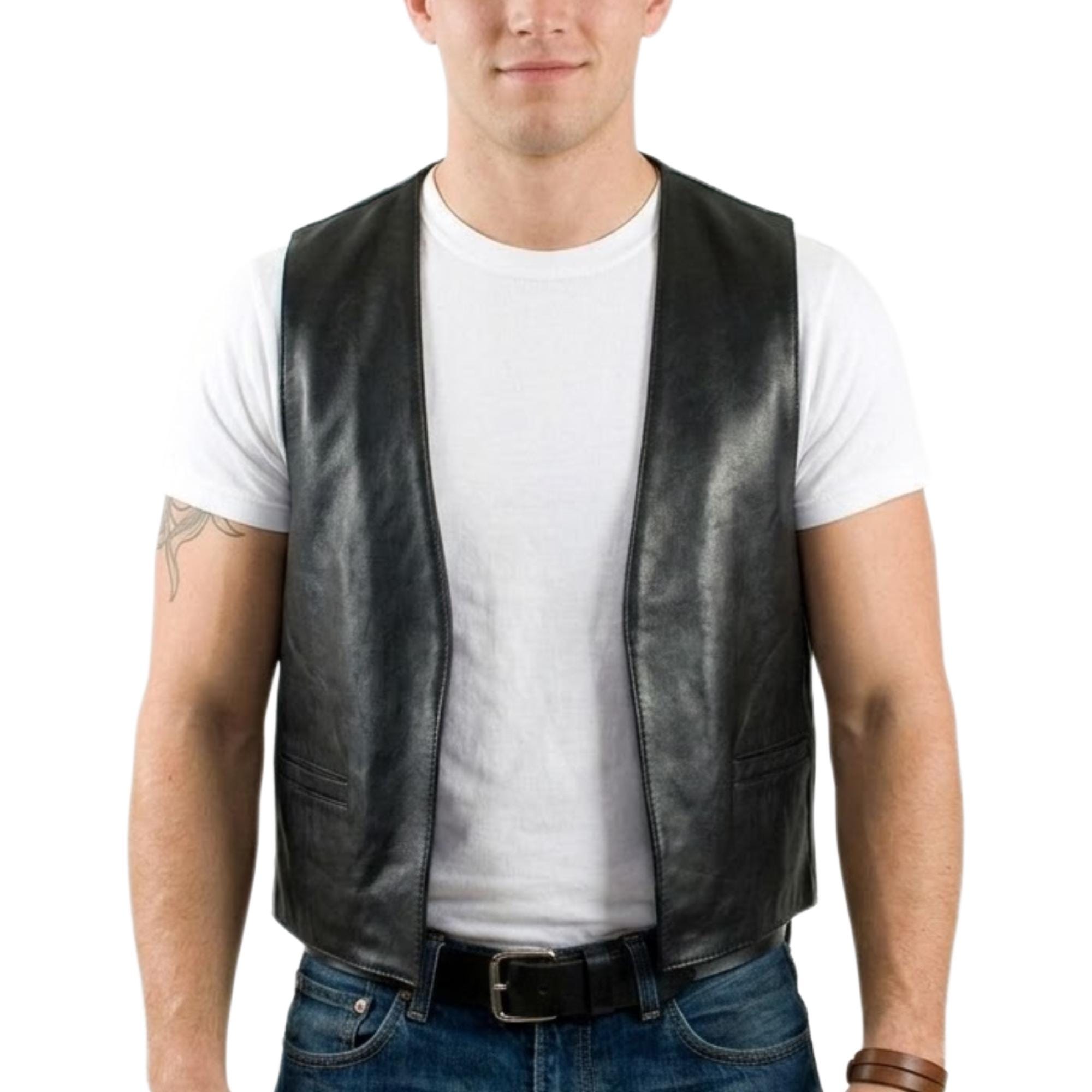 Open Chest Vest - Etsy