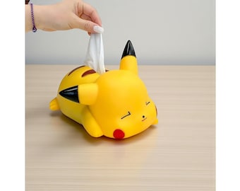 Porta fazzoletti a forma di cartone animato, scatola di fazzoletti in plastica kawaii, porta fazzoletti da tavolo e da auto