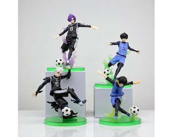 Action figure di Blue Lock, modello di personaggio calcistico, giocattolo da collezione anime, articolo da regalo