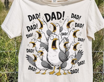 Seagull Dad Dad Dad PNG | Funny Bird Dad Design | Mine Mine Mine Style Humor | Father’s Day Gift | Digital Download