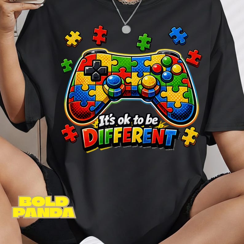 Autism Awareness PNG Gamer Video Game Design for Men Kids Boys (digital ...