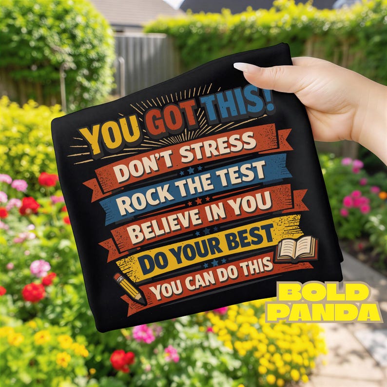 You Got This PNG | Test Day Teacher Motivation Design | State Testing Inspirational Shirt | Funny Teacher Graphic | Digital Download image 3