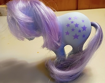 Vintage My Little Pony Blue Belle 1982 FF Flat Foot