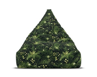 Moss and Ferns Bean Bag Chair Cover