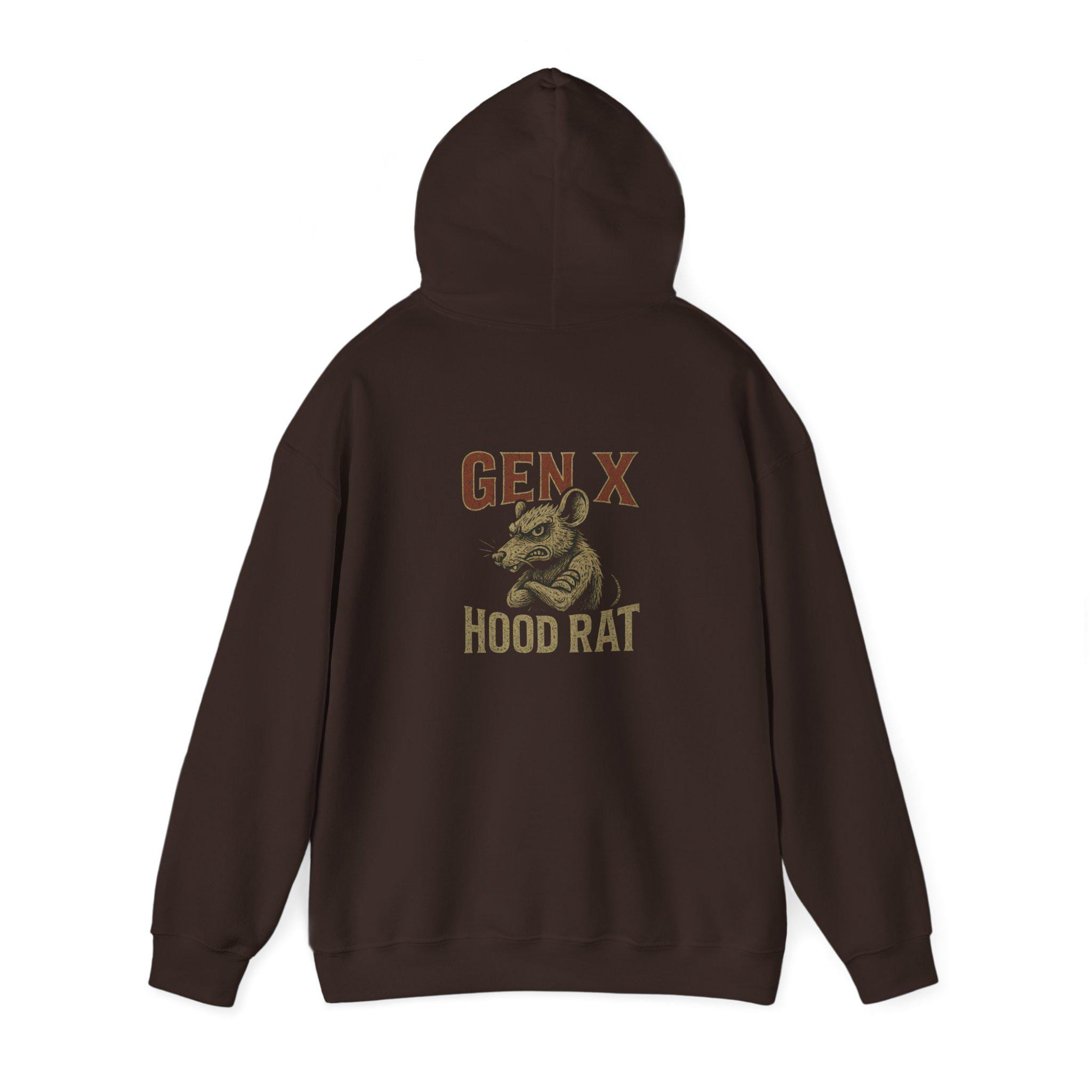 Gen X Hood Rat Hoodie: Funny Pullover Sweatshirt - Etsy