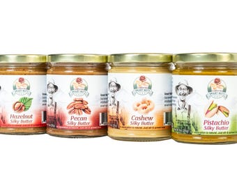 Handmade Nut Butter – Pistachio, Cashew, Hazelnut, Pecan | Small Batch, All Natural | Choose Your Flavor