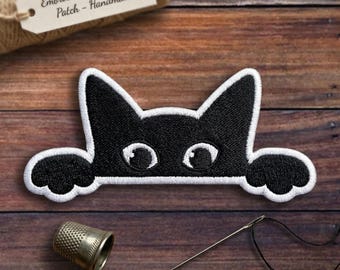 Personalized Cat Lover Patch Gift, Custom Cat Mom Accessory, Cute Kitten Present For Feline Fan