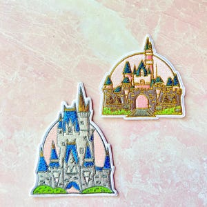 Cute Magical Castle Embroidered Patch, Fairy Tale Princess Iron On Applique, Fantasy Gift