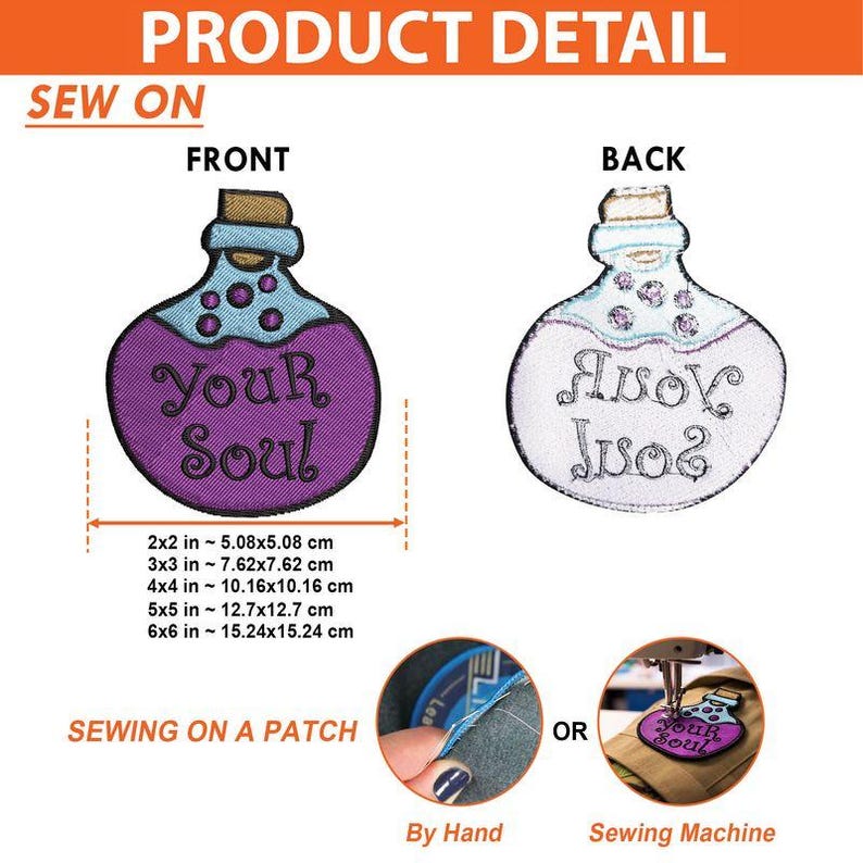 Hellbender Hell Yeah Embroidered Patch, Funny Salamander Iron On Applique, Amphibian Gift afbeelding 3