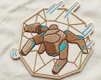 Rocky Project Hail Mary Embroidered Patch, Sci-Fi Alien Iron On Applique, Book Lover Gift