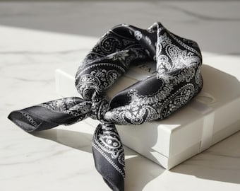 Square Silk scarf | Women's Luxury Silk Shawl | Timeless Statement Piece