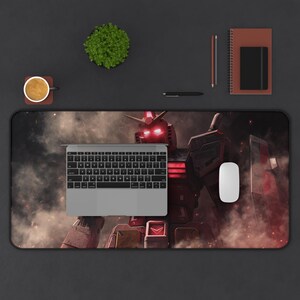 Red Eyes Gundam Desk Mat | Anime Mecha Mouse Pad. image 11