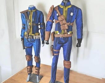 Vault Suit Cosplay Costume Set Vault 101 & 111 Gamer Outfit