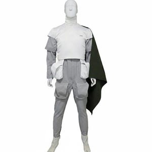 Boba Fett Cosplay Costume Mandalorian Starwars Inspired The Book of book of boba Fett Flight Suit With Complete Costume 5 Piece image 5