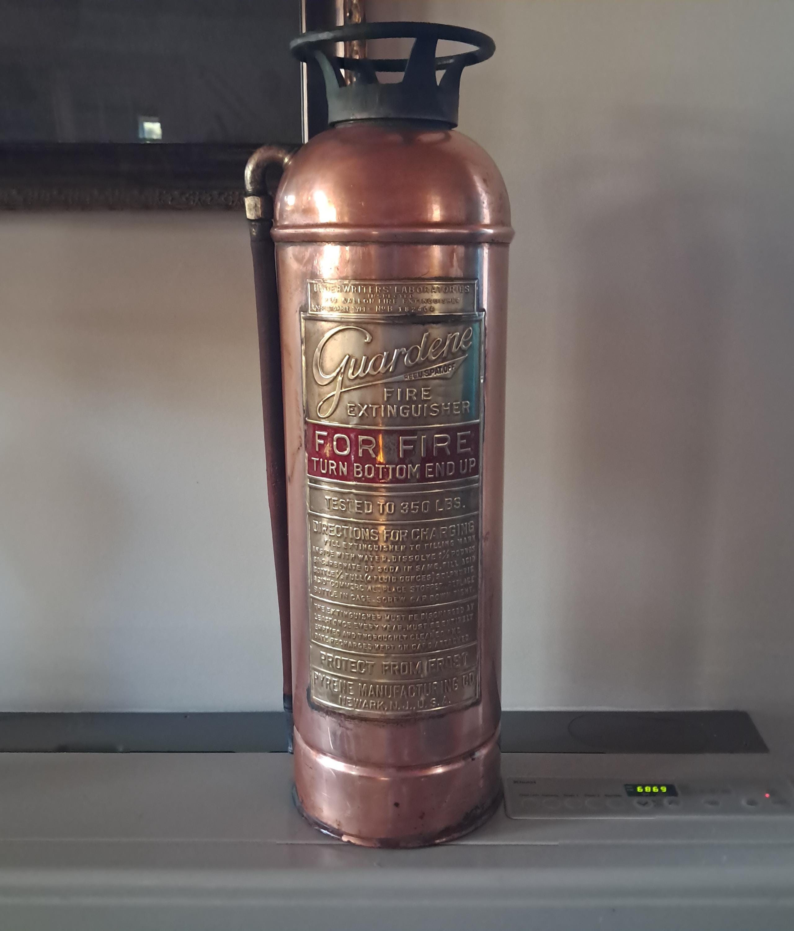 Antique fire extinguisher - Etsy 日本