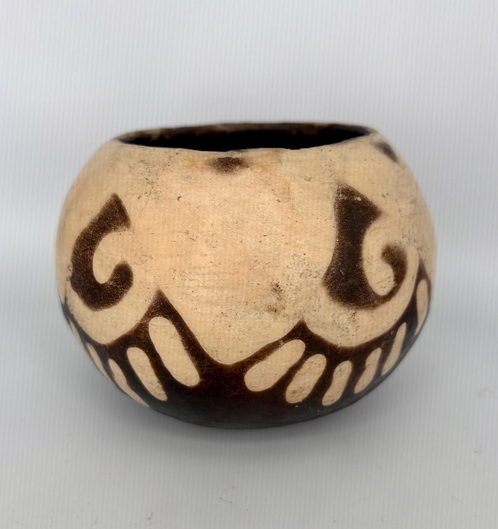 Lenca Hand-painted Pottery Bowl | One-of-a-kind Indigenous Folk Art ...