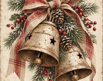 Printable  Jingle Bells Wall Art | Farmhouse | Home Decor | Christmas | Digital Download