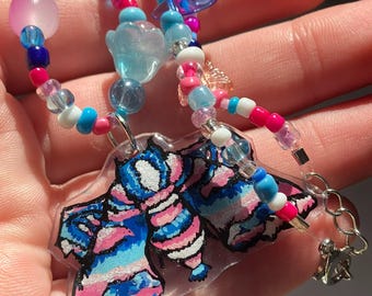 Transgender Moth Necklace