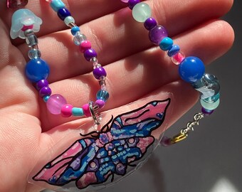 Bisexual Moth Necklace