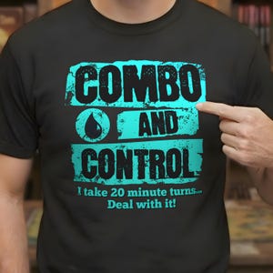 Chemise MTG combinée et contrôle, t-shirt drôle de joueur de cartes