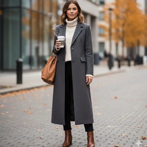 Modello di cappotto su misura / Modello di cappotto lungo unisex (PDF)