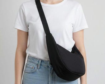 Crescent Bag Sewing Pattern | Trendy Crossbody, Beginner Friendly (PDF Pattern, Multi-Size)