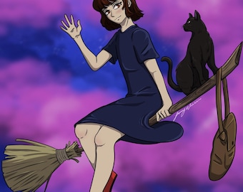 Kiki’s Delivery Service Art Print