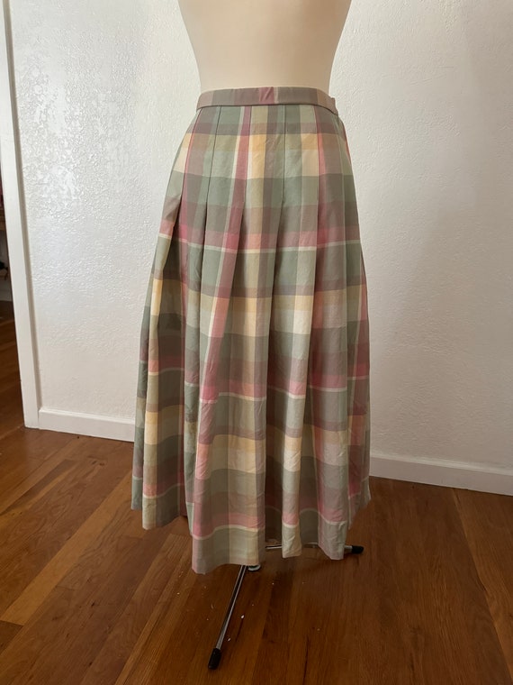 Vintage plaid Pendleton skirt