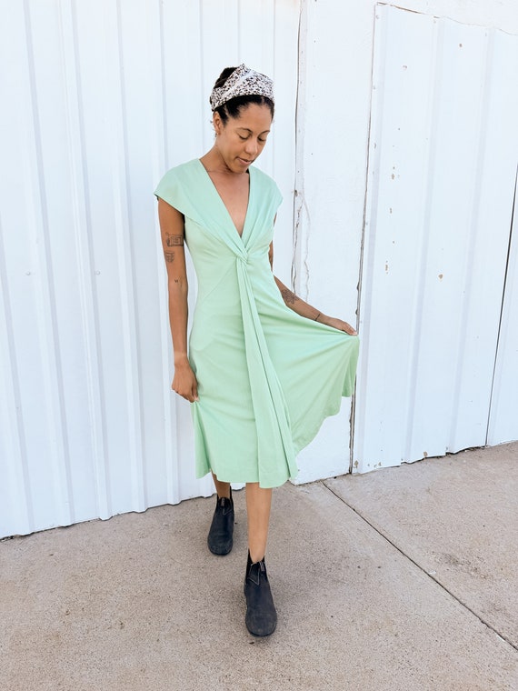 Vintage Estevez Twist Front Dress