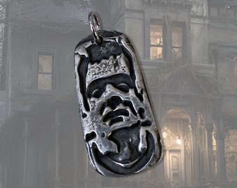 Frankenstein Pendant - Halloween Charms- Gothic Horror- Monster - Earring Components - Halloween Pendant - Spooky - Handmade Components