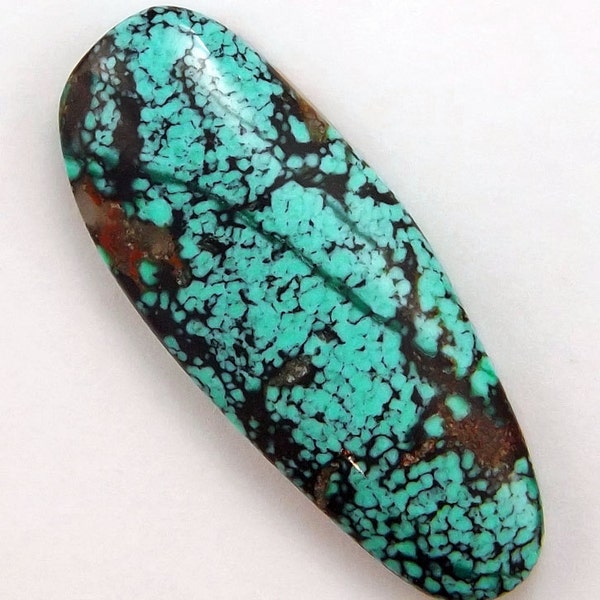 Turquoise Cabochon - Hand Cut Freeform Gemstone Designer Cabochon