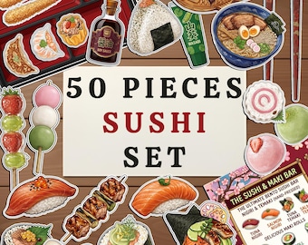 Zestaw Bento Sushi Do Zabawy W Odgrywanie Ról, Azjatycka Kuchnia Zabawa Tematyczna, Aktywność Dla Dzieci, Plik Cyfrowy Do Pobrana