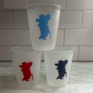 Set of 4 Ole Miss Rebels Frost Flex Cups, 3 Color Options, Sip, Hotty Toddy, Flim Flam Bim Bam, Col Rebel, Ole Miss Tailgate, Party Cups