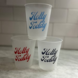 Set of 4 Hotty Toddy Frost Flex Cups, 3 Color Options, Sip, Flim Flam Bim Bam, Ole Miss Football, Col Rebel, Ole Miss Tailgate, Party Cups