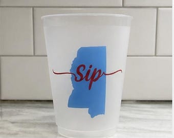 Ole Miss Rebels "Sip" Frost Flex Cups Set of 4