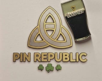 Split The G Stout Pin badge- Irish Pub Challenge
