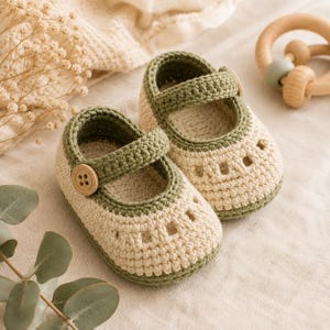 Crochet Baby Clogs Pattern, Mary Jane Shoes, Easy Booties PDF (Instant Download)