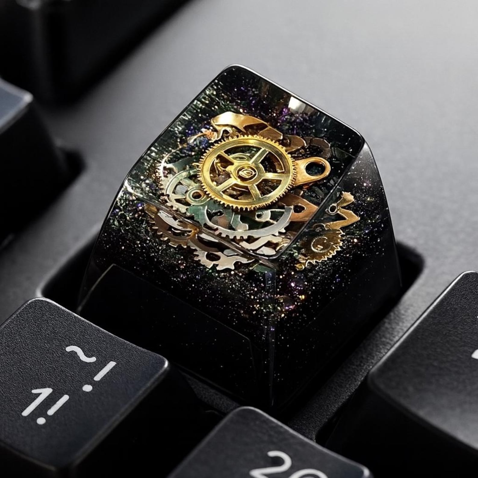 Handmade Gold or Silver Artisan Keycap