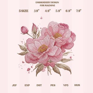 Vintage Flower Embroidery - Etsy