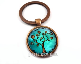 Tree of Life Copper Keychain - Etsy