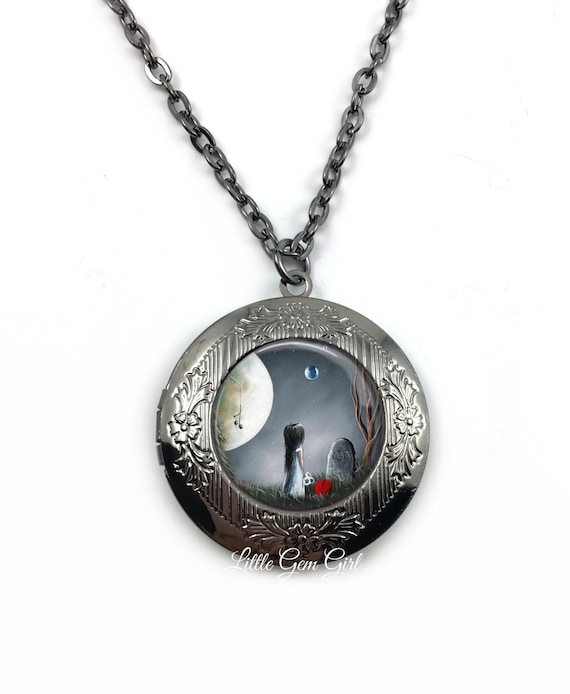 Memorial Locket Loss of Father Jewelry God Must Need You More