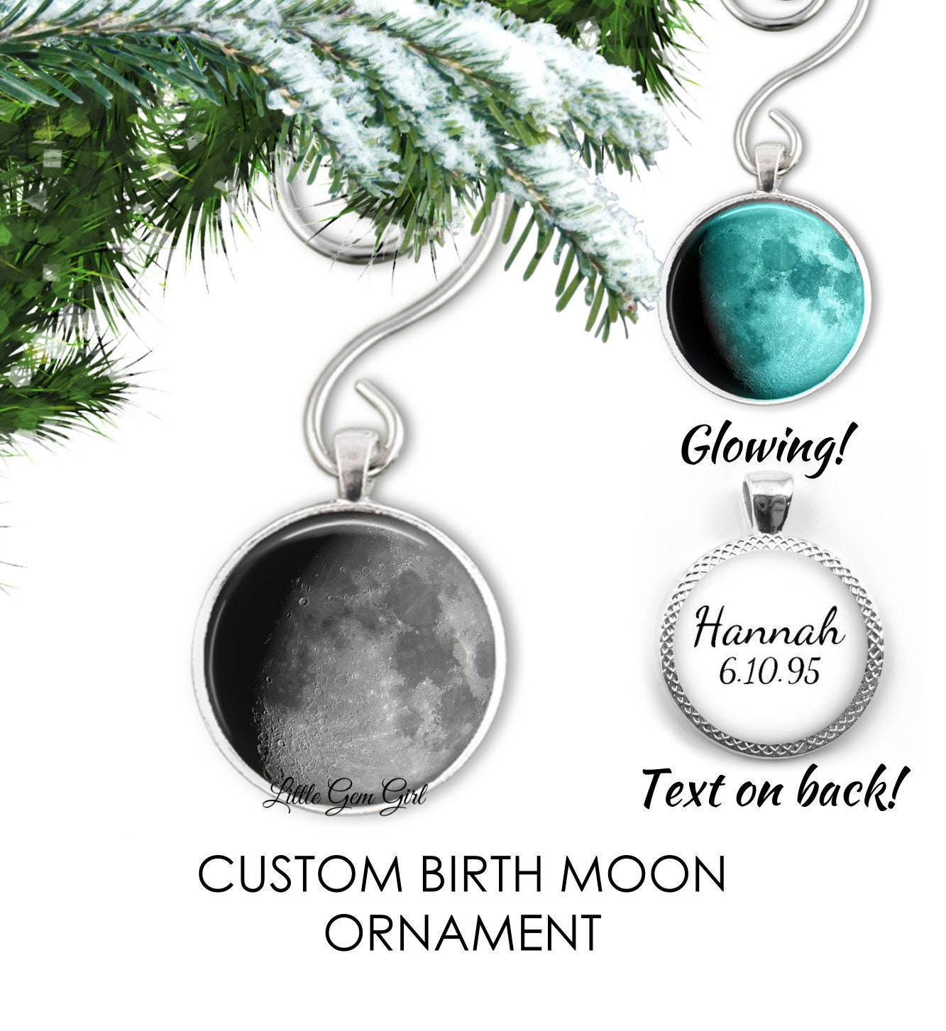 Custom Moon Phase Art Print, Personalised By Date And Location – Paper Amor