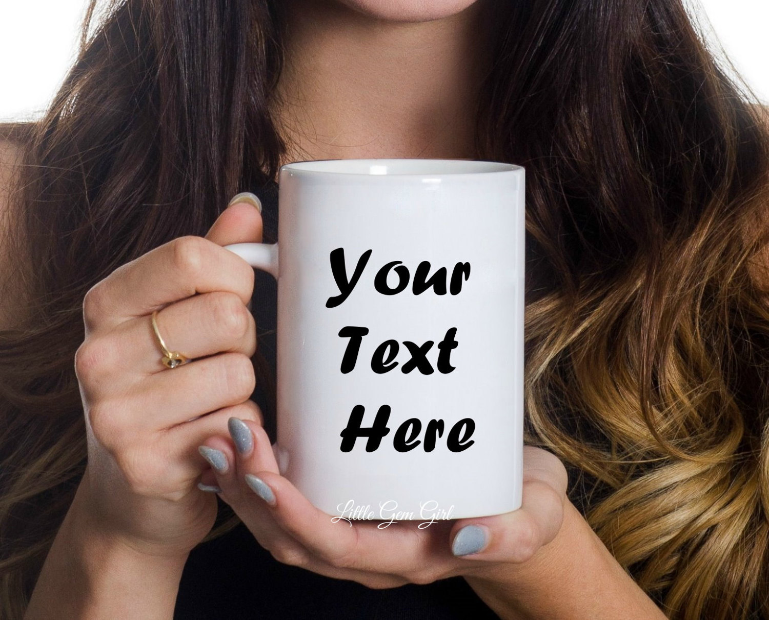 Personalized Coffee Mug With Your Custom Text and Picture - Large 15 Oz ...