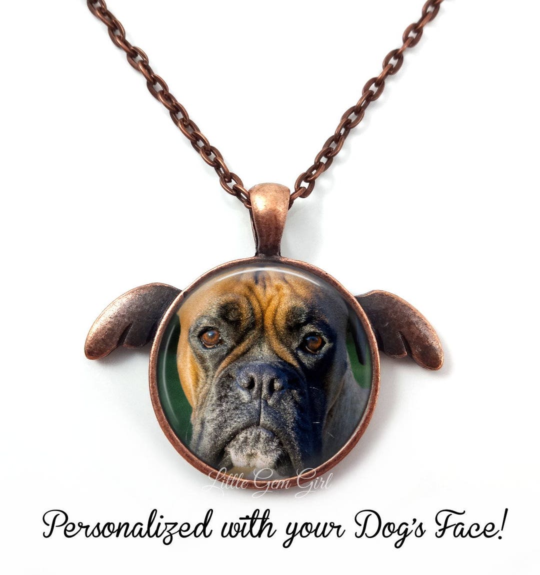 Personalized Dog Necklace Custom Dog Jewelry Your Etsy