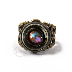 Bague en filigrane réglable de haute qualité pour mini-appareil photo de style vintage - Bijoux pour photographes